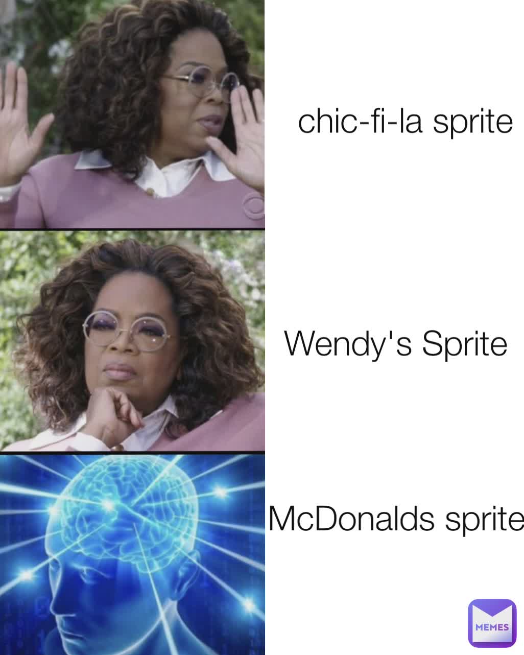 chic-fi-la sprite Wendy's Sprite  McDonalds sprite