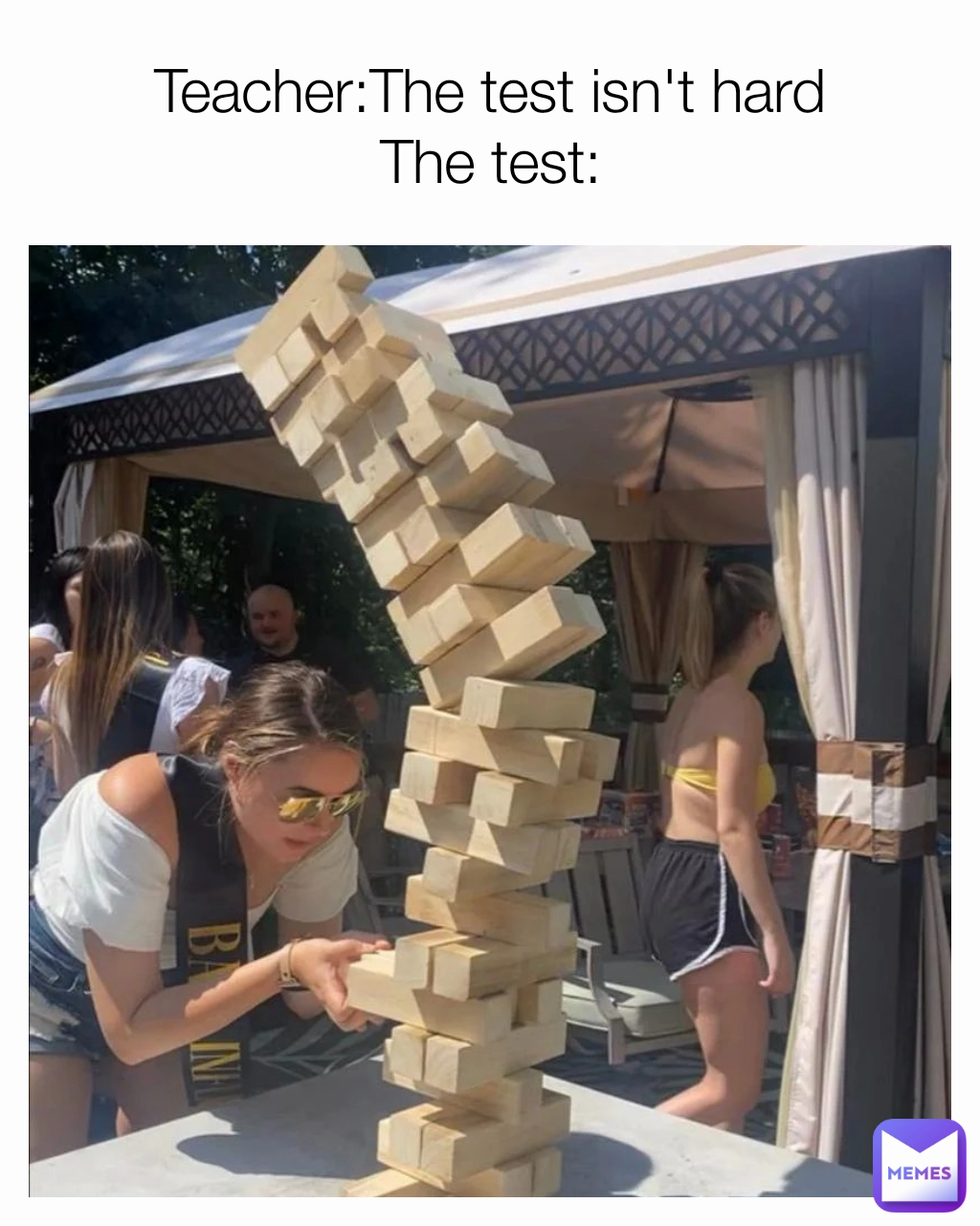 Teacher:The test isn't hard The test: | @PRONUBSTER | Memes