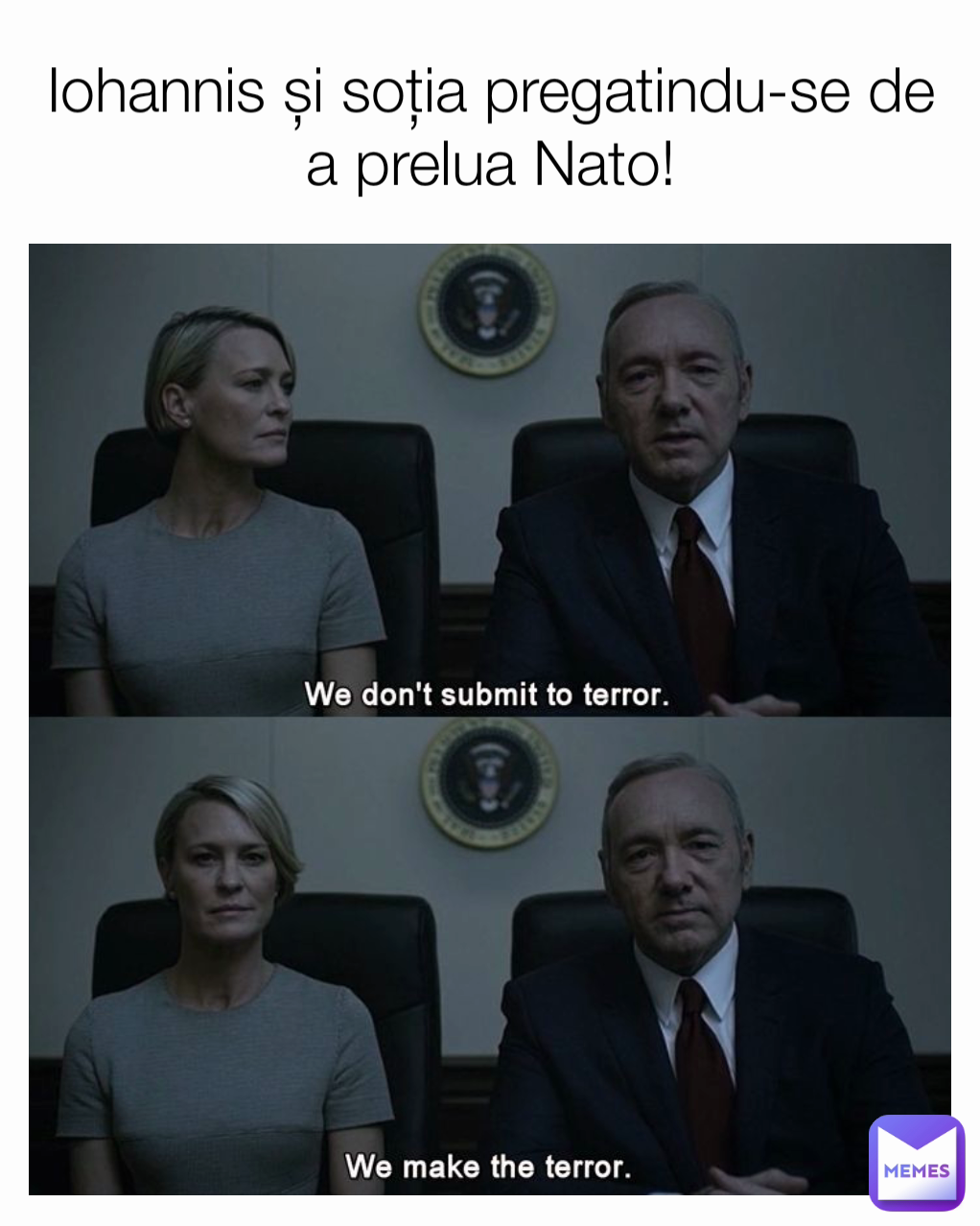 Iohannis și soția pregatindu-se de a prelua Nato!