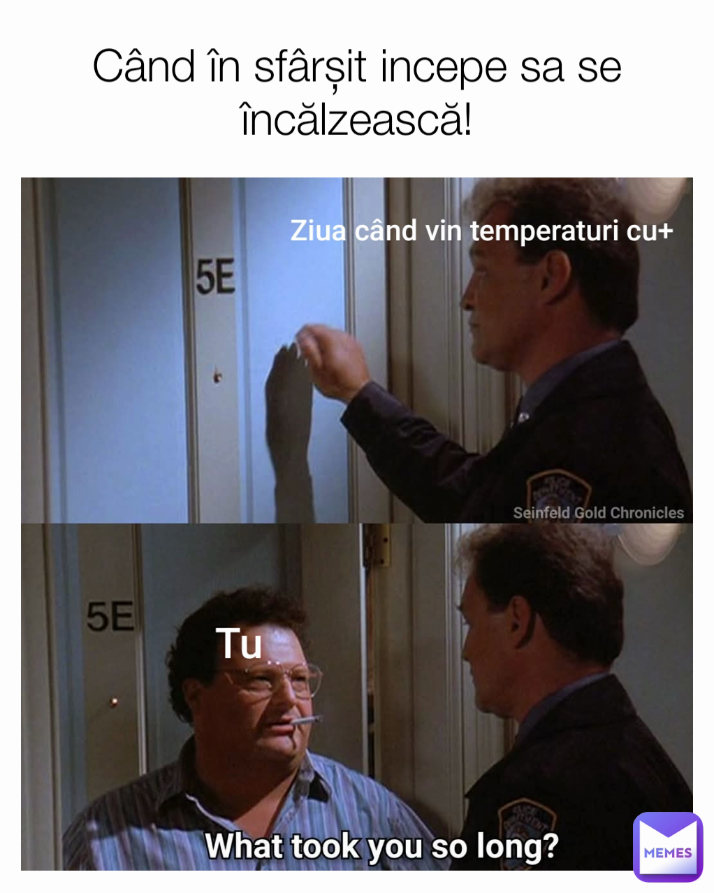 Când în sfârșit incepe sa se încălzească!