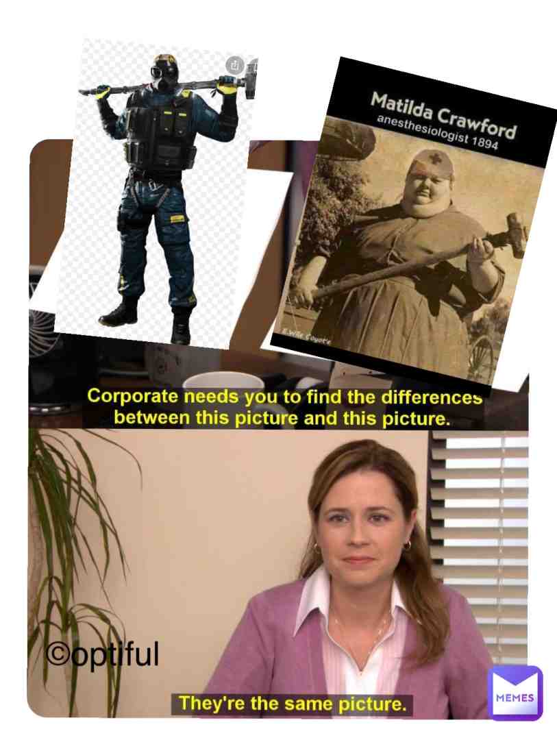 Meme shared by @optiful