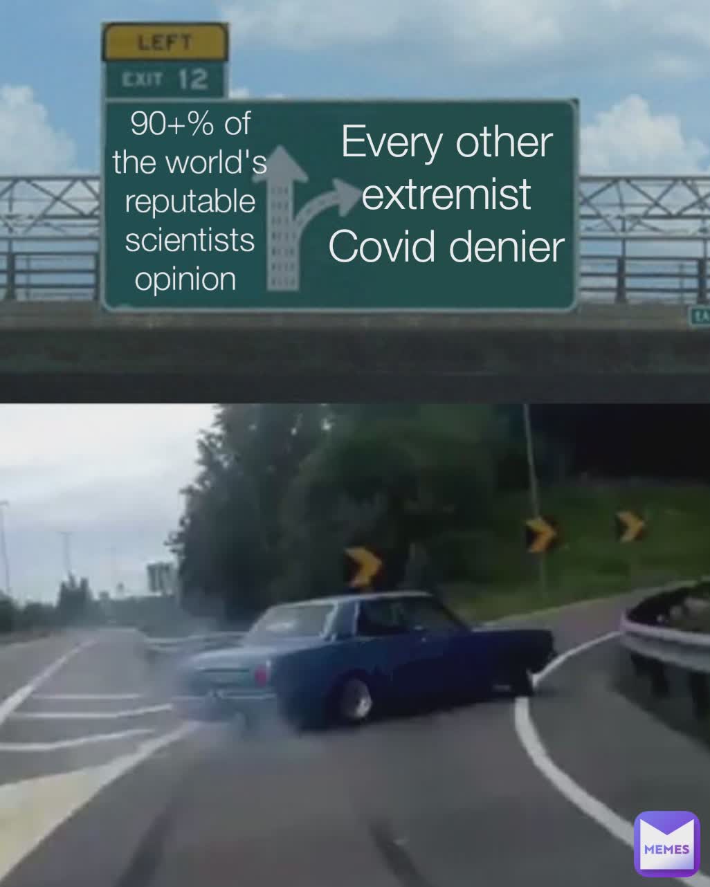 90+% of the world's reputable scientists opinion  Every other
 extremist 
Covid denier