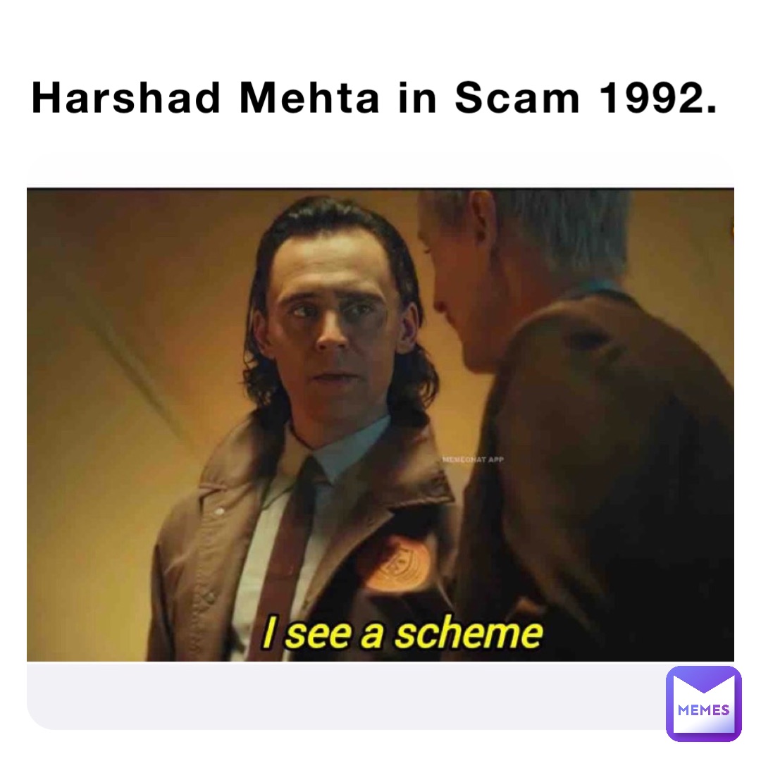 Harshad Mehta in Scam 1992.