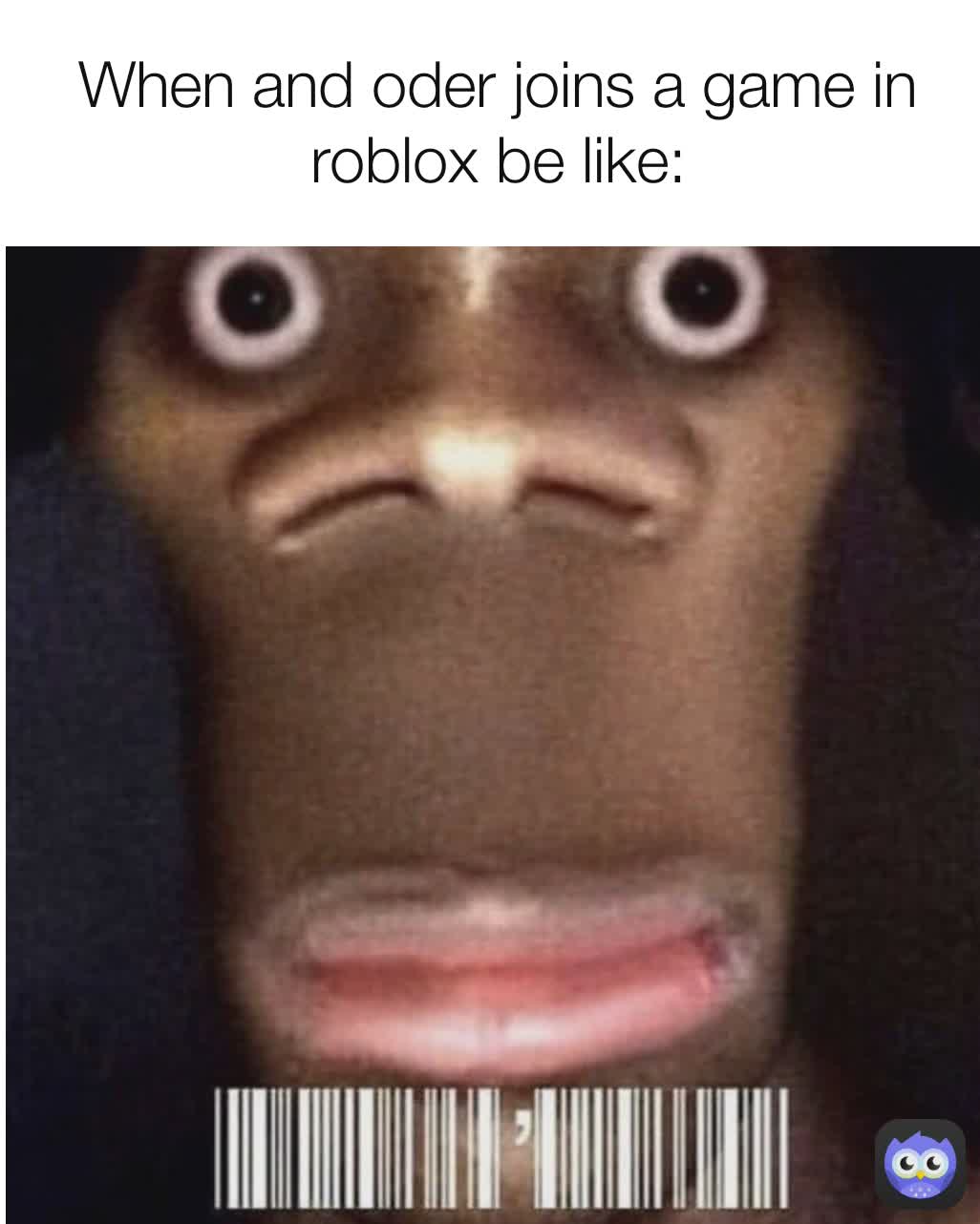 When and oder joins a game in roblox be like: