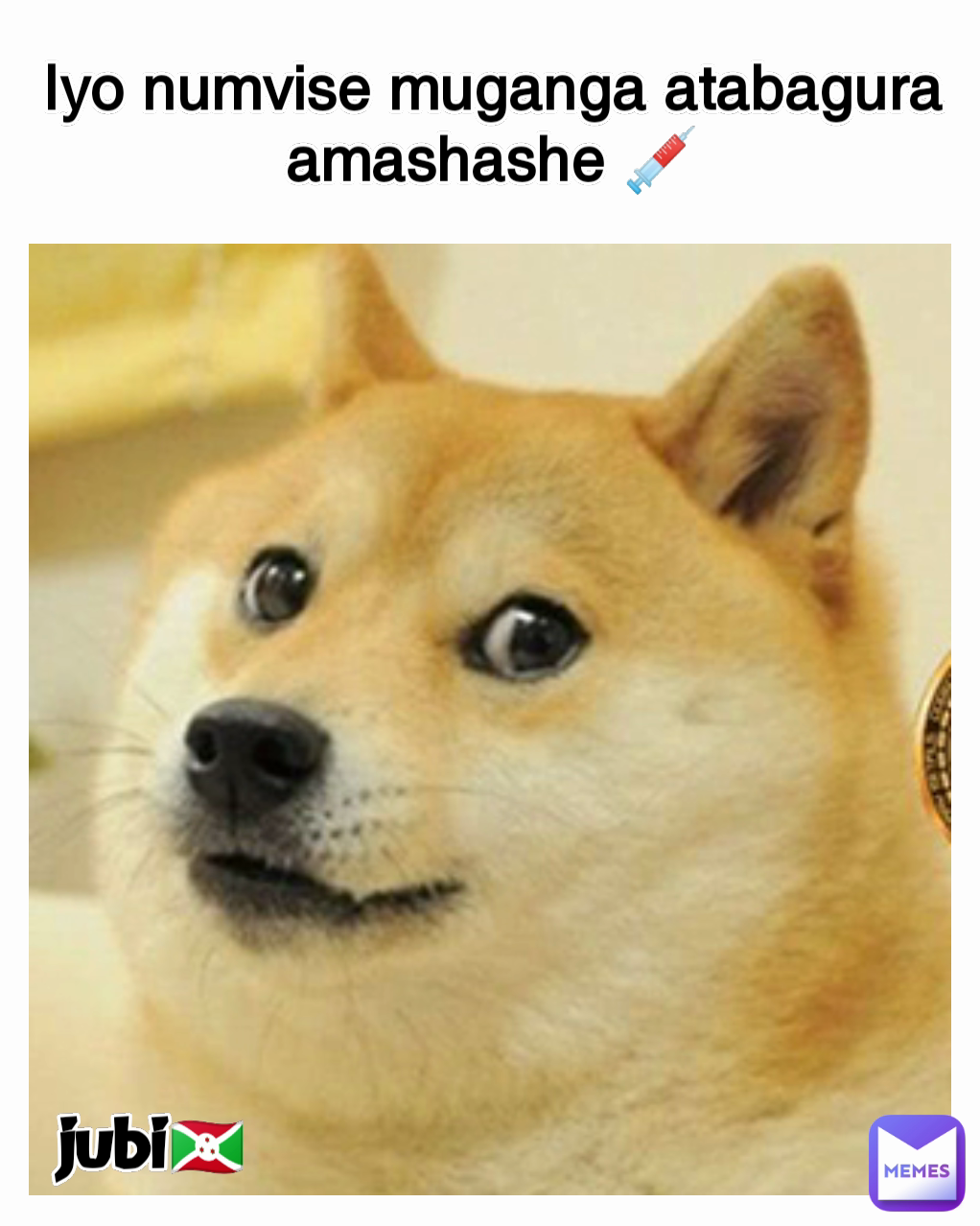 Iyo numvise muganga atabagura amashashe 💉 jubi🇧🇮