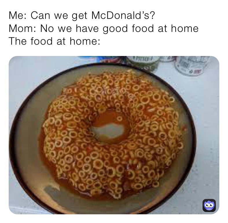 Food at home meme