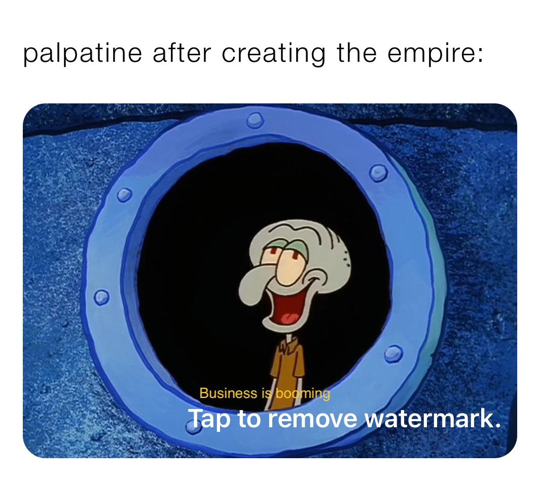 palpatine after creating the empire: