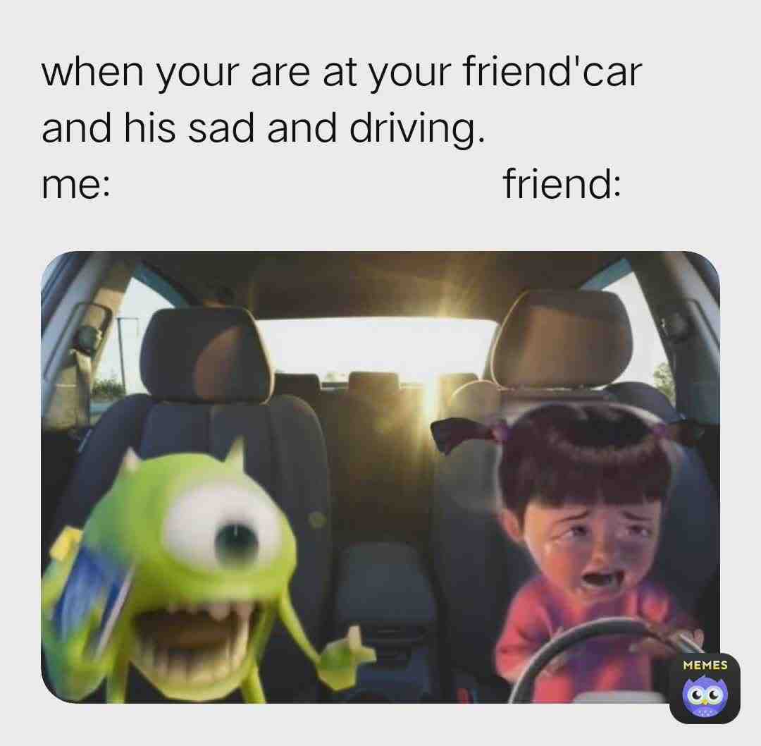 When I go on a car i will die!!!!