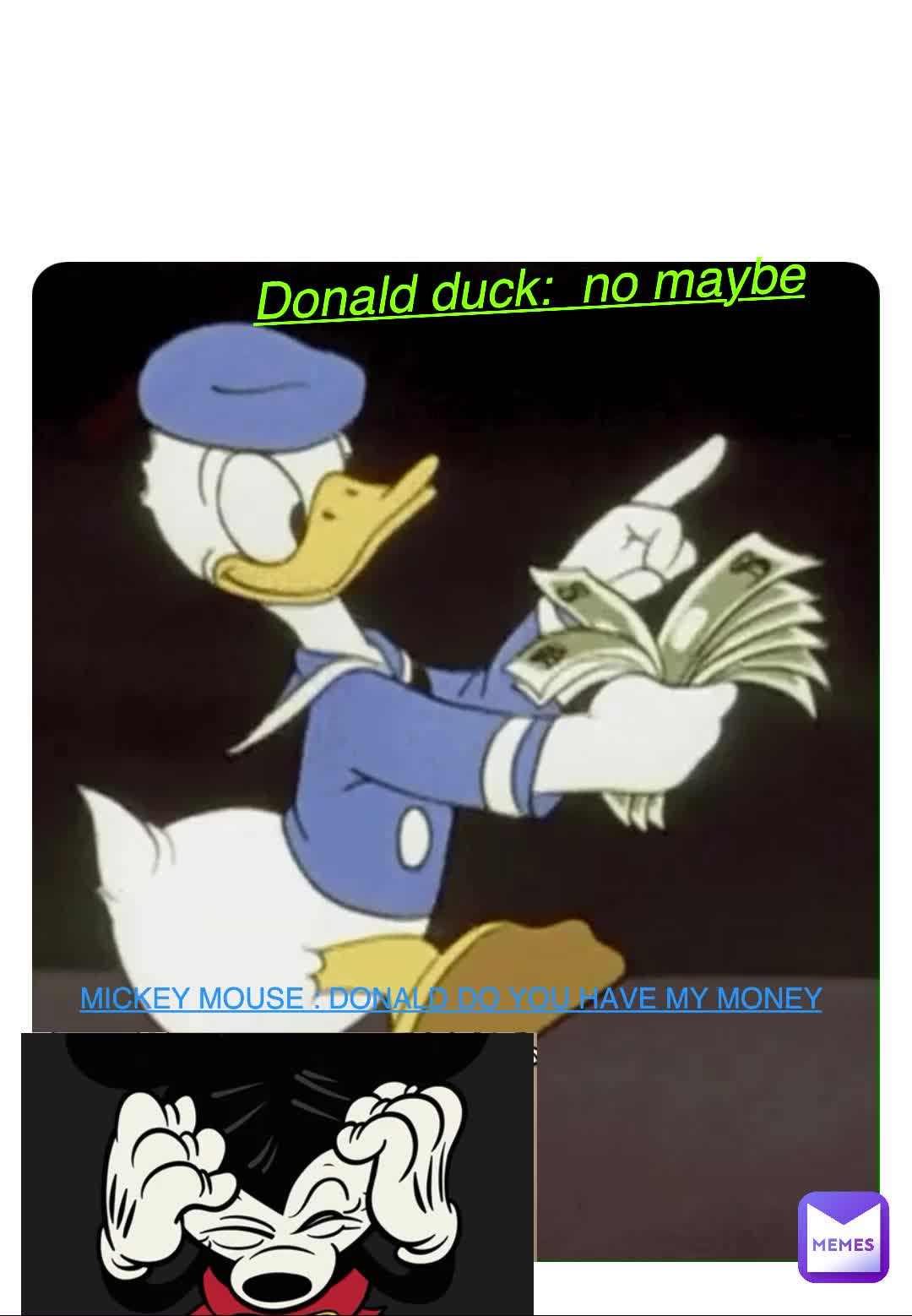 donald duck money gif